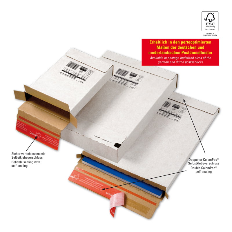 Brievenbusdoos 244 x 344 x 15 mm, per stuk