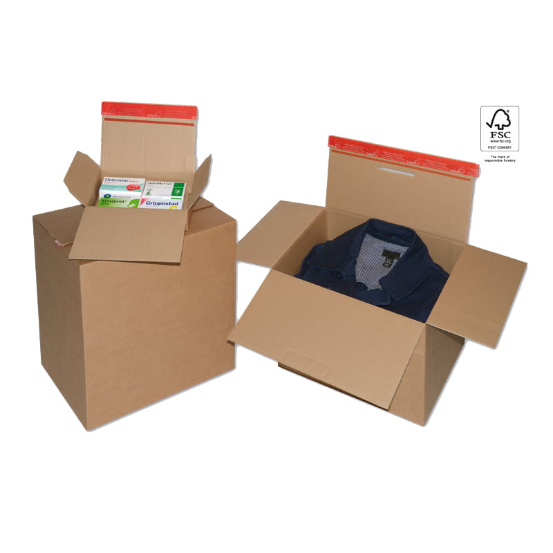 Verzenddoos 213 x 153 x 109 mm, per stuk