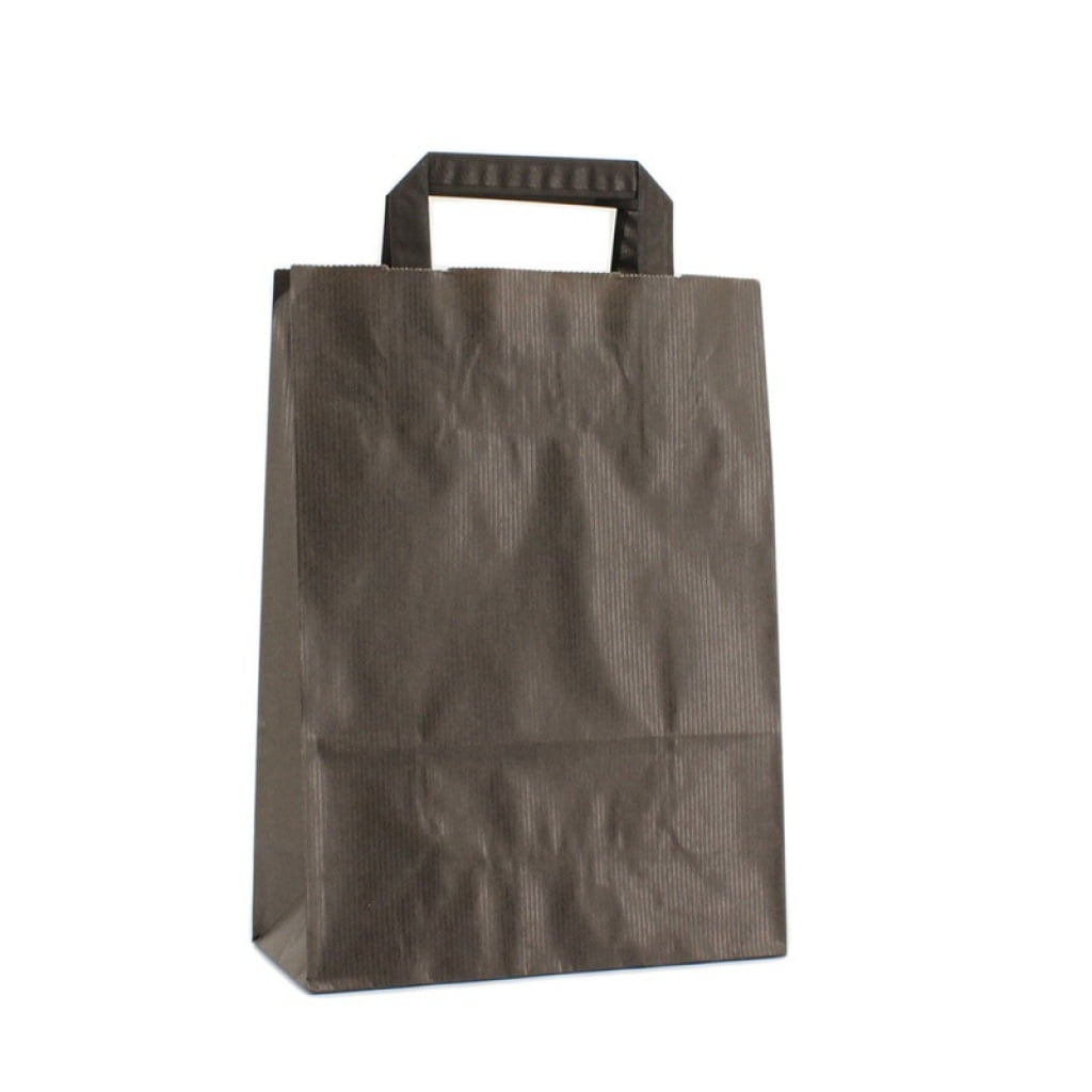 Budget Papieren Tas – Zwart, 250 stuks