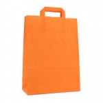 Budget Papieren Tas – Geel, 250 stuks