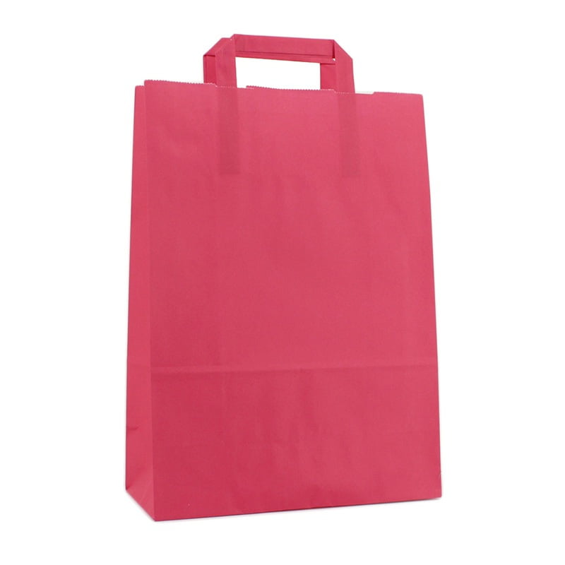 Budget Papieren Tas – Fuchsia, 250 stuks Budget Papieren Tas – Fuchsia, 250 stuks