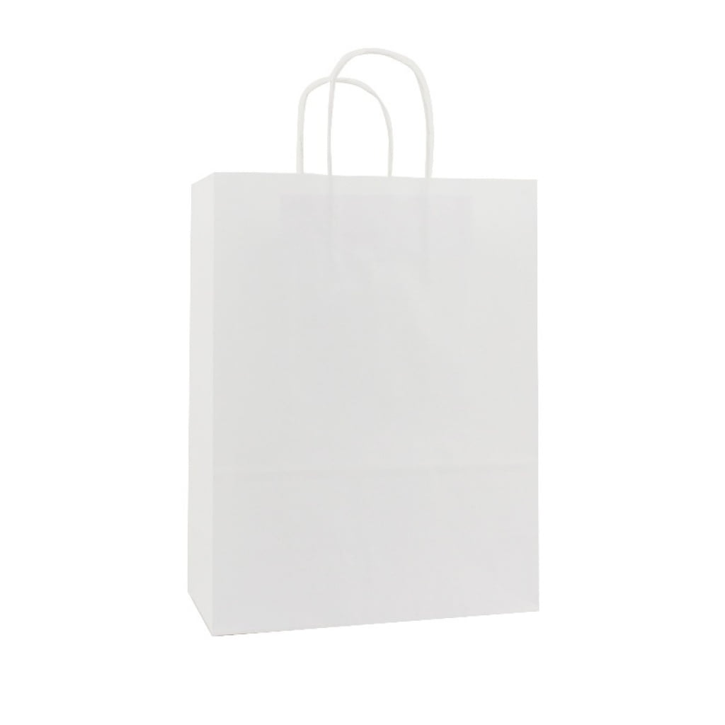 Basic Papieren Tas – Wit, 250 stuks