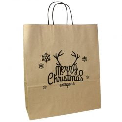 Papieren Tas – Merry Christmas, 250 stuks